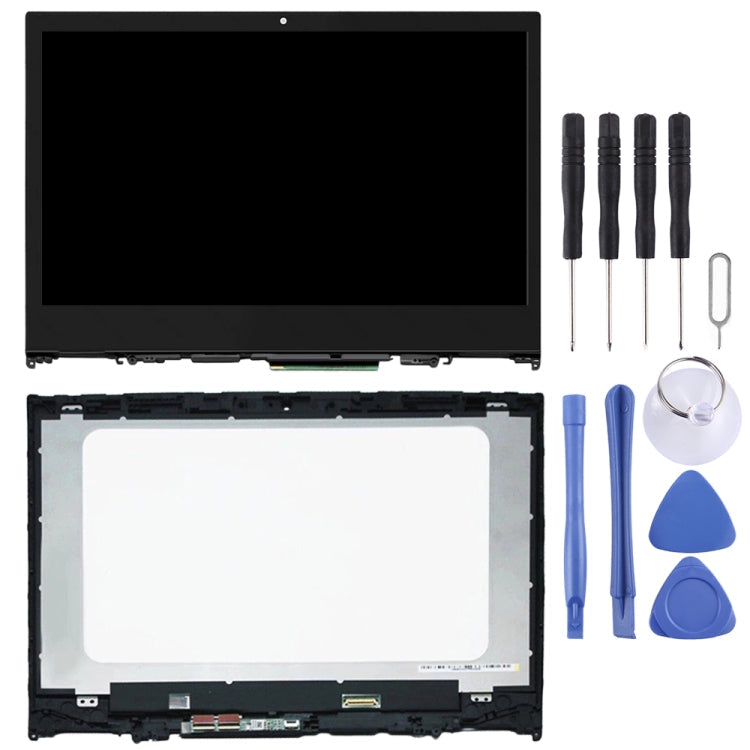 1920 x 1080px LCD Screen and Digitizer Full Assembly With Frame for Lenovo Yoga 520-14IKB, For Lenovo Yoga 520-14IKB 1920 x 1080px