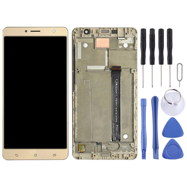 LCD Screen and Digitizer Full Assembly With Frame for Asus Zenfone 3 Deluxe ZS550KL Z01FD