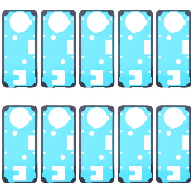 10 PCS Back Housing Cover Adhesive for Xiaomi Redmi Note 9 Pro 5G / Mi 10T Lite 5G