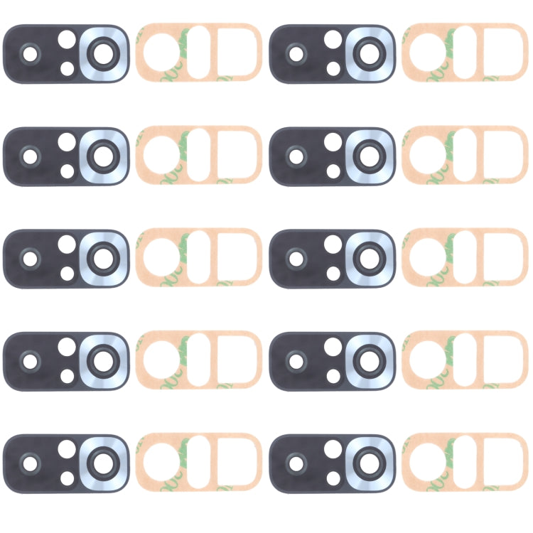 10 PCS Back Camera Lens for Xiaomi Redmi Note 10S M2101K7BG M2101K7BI M2101K7BNY