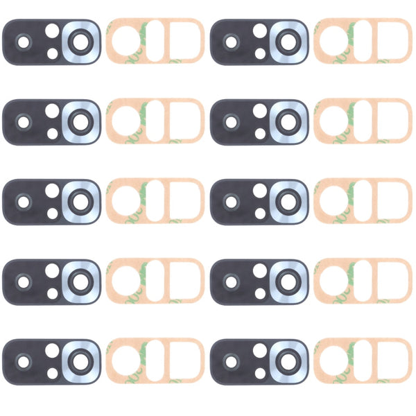 10 PCS Back Camera Lens for Xiaomi Redmi Note 10S M2101K7BG M2101K7BI M2101K7BNY