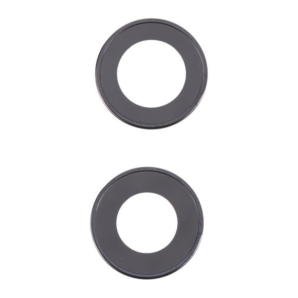 2 PCS Rear Camera Glass Lens Metal Inside Protector Hoop Ring for iPhone 13 / 13 Mini