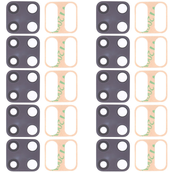 10 PCS Back Camera Lens for Xiaomi Redmi Note 9 Pro M2003J6B2G