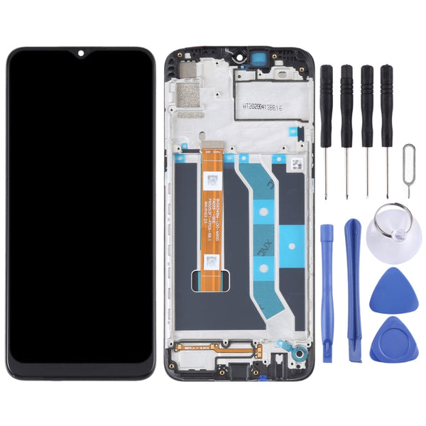 LCD Screen and Digitizer Full Assembly With Frame for OPPO Realme Narzo 10 / Realme 6i RMX2040