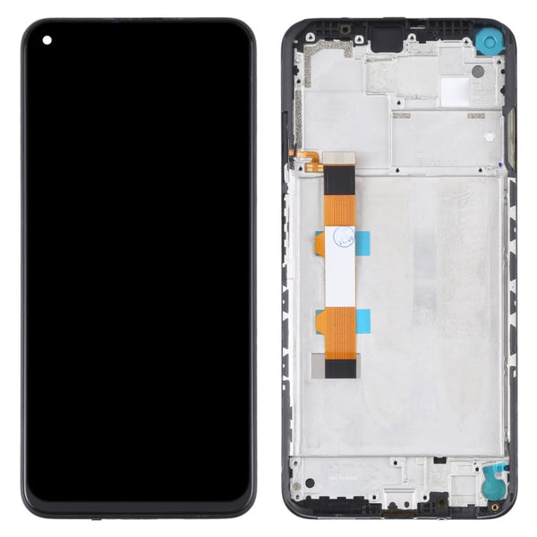 Original LCD Screen and Digitizer Full Assembly With Frame for Xiaomi Redmi Note 9 5G / Redmi Note 9T 5G M2007J22C