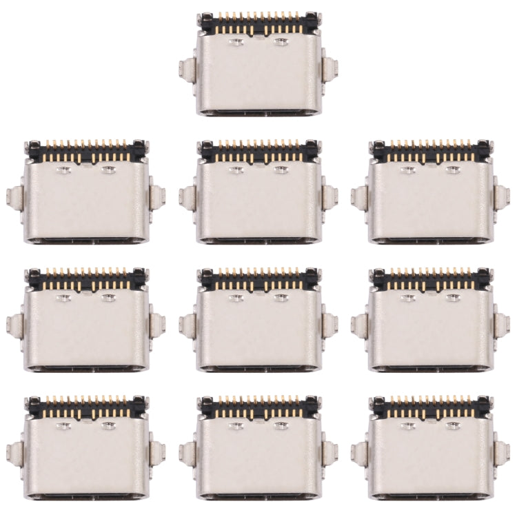 10 PCS Charging Port Connector for Lenovo M10 Plus TB-X606, TB-X606F, For Lenovo M10 Plus