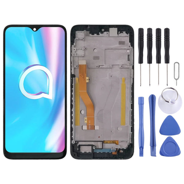 LCD Screen and Digitizer Full Assembly With Frame for Alcatel 1SE 2020 OT5030 5030 5030D 5030F