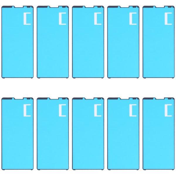 10 PCS Original Front Housing Adhesive for Sony Xperia 10 III / Xperia 10 II