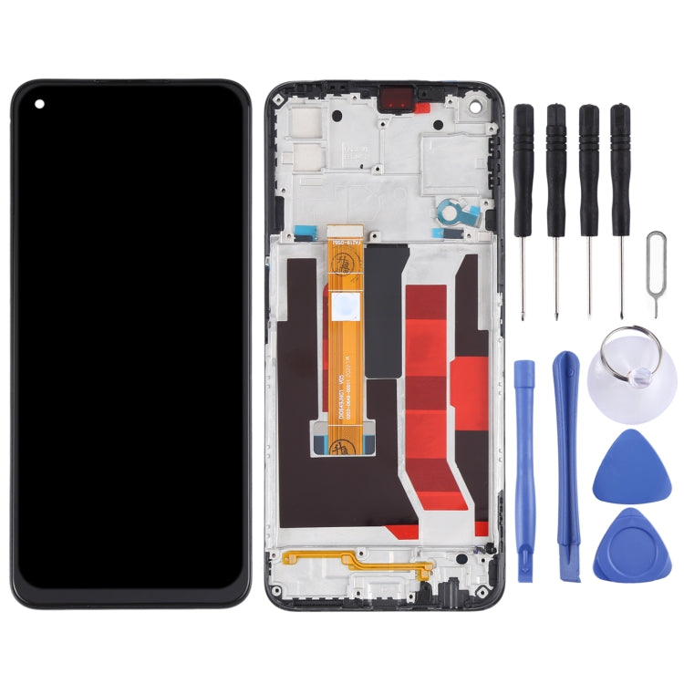 Original LCD Screen and Digitizer Full Assembly With Frame for OPPO A72 5G