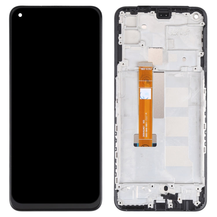 Original LCD Screen and Digitizer Full Assembly With Frame for OPPO Realme Q2 RMX2117