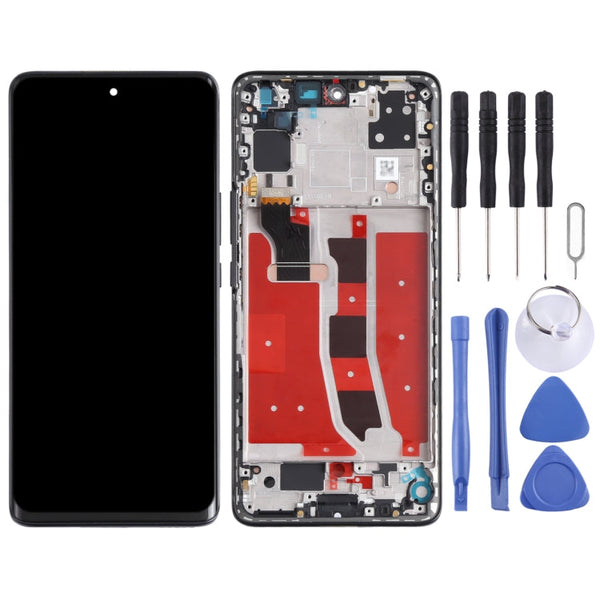 Original LCD Screen and Digitizer Full Assembly with Frame for Honor V40 Lite