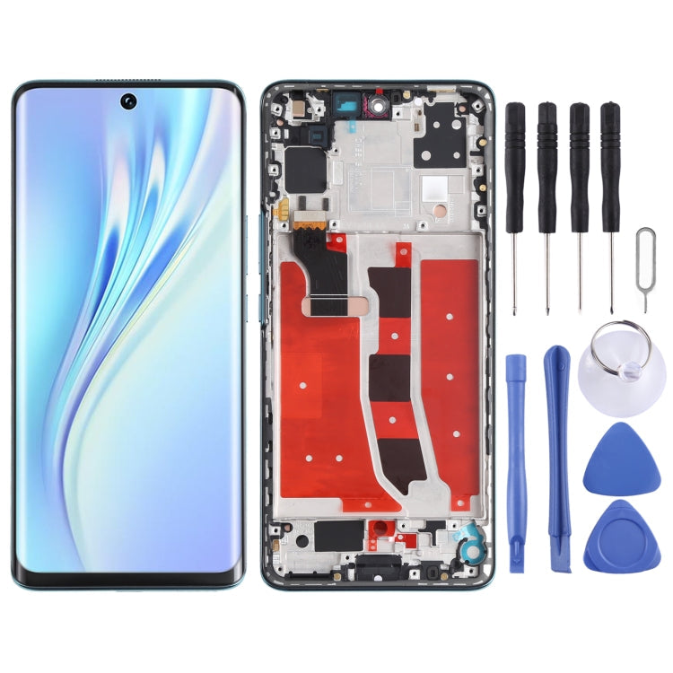 Original LCD Screen and Digitizer Full Assembly with Frame for Honor V40 Lite