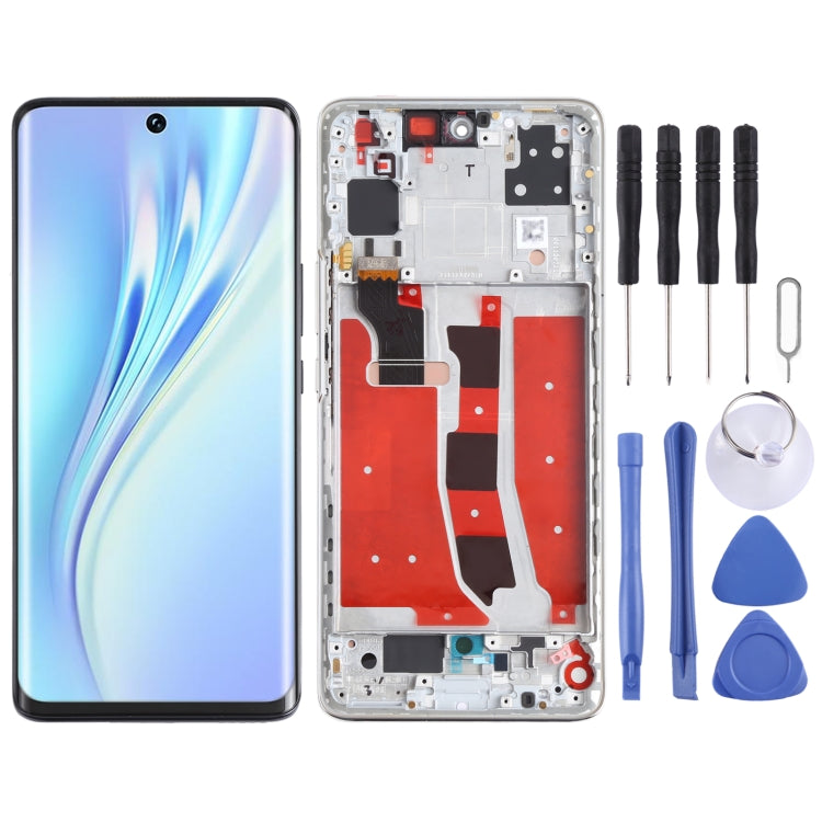 Original LCD Screen and Digitizer Full Assembly with Frame for Honor V40 Lite