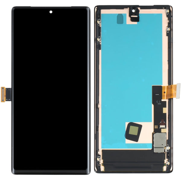 AMOLED Material LCD Screen and Digitizer Full Assembly with Frame for Google Pixel 6 Pro