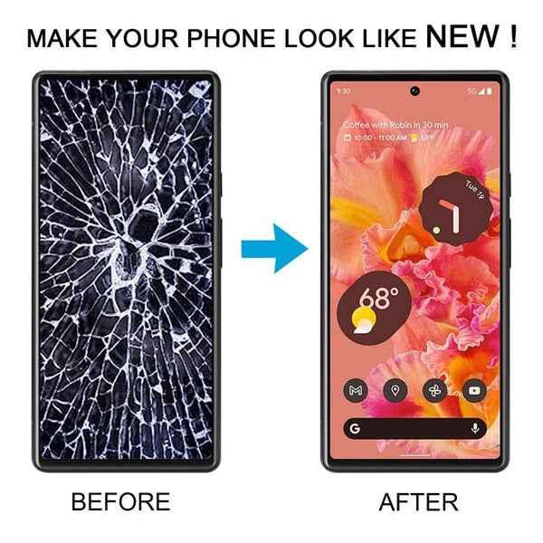 AMOLED Material LCD Screen and Digitizer Full Assembly with Frame for Google Pixel 6