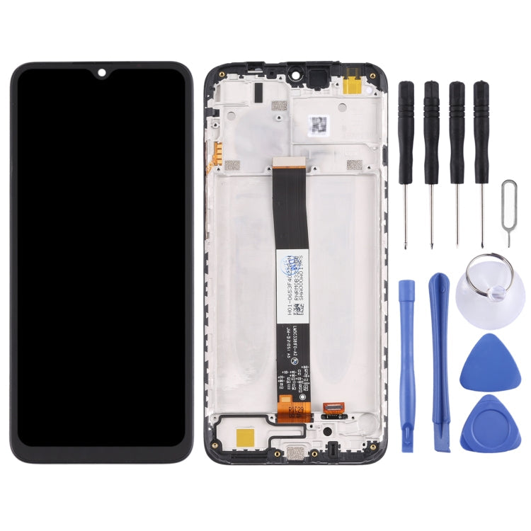 Original LCD Screen and Digitizer Full Assembly with Frame for Xiaomi Redmi 9A / Redmi 9C / Redmi 9C NFC / Redmi 9AT / Redmi 9i / Redmi 9 Activ / Poco C31 / Redmi 10A