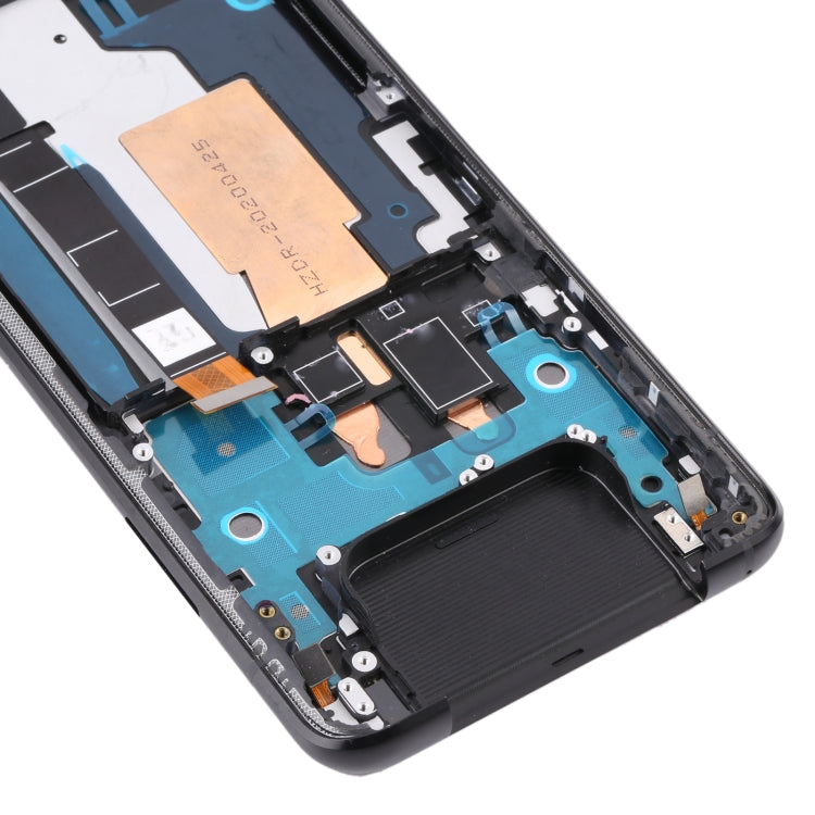 90Hz AMOLED Material LCD Screen and Digitizer Full Assembly with Frame for Asus Zenfone 7 Pro / Zenfone 7 ZS670KS ZS671KS