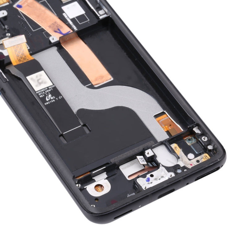 AMOLED Material LCD Screen and Digitizer Full Assembly with Frame for Asus Zenfone 8 ZS590KS