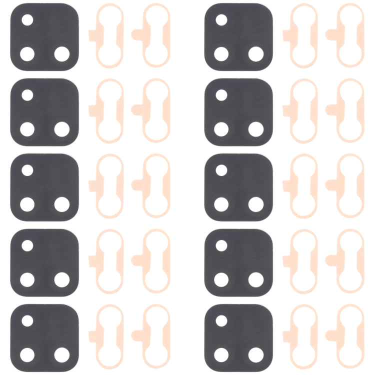 10 PCS Back Camera Lens For Xiaomi Redmi 10C/Redmi 10 India/Redmi 10 Power/Poco C40