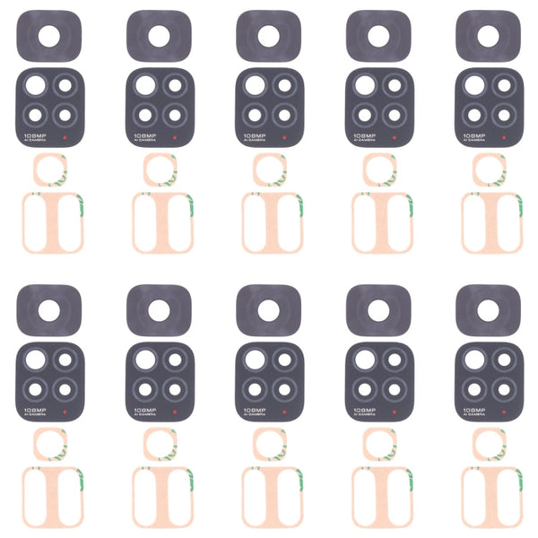 10 PCS Back Camera Lens For Xiaomi Redmi Note 11S 2201117SG 2201117SI