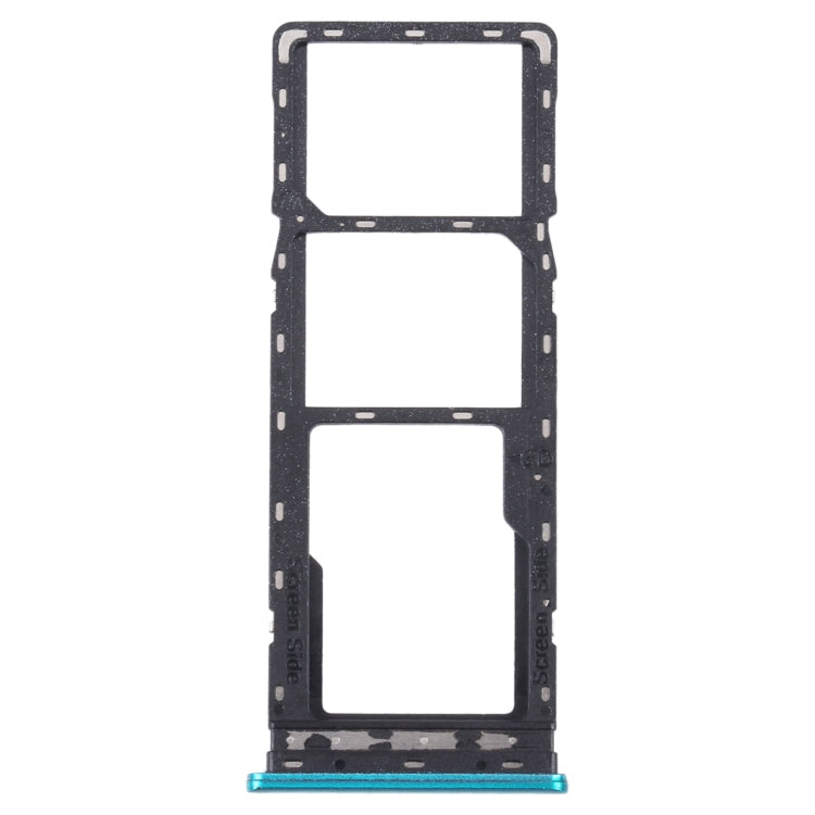 For Infinix Note 10 X693 SIM Card Tray + SIM Card Tray + Micro SD Card Tray