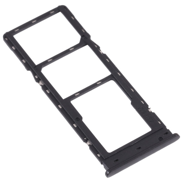 For Tecno Spark 7P KF7J SIM Card Tray + SIM Card Tray + Micro SD Card Tray