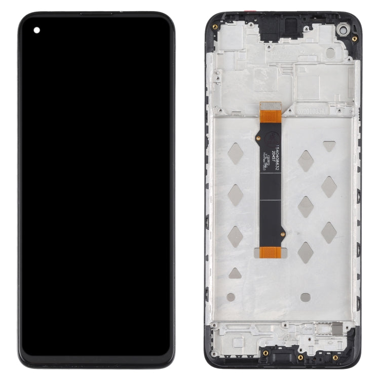 LCD Screen and Digitizer Full Assembly with Frame for Lenovo K12 Pro 2020 XT2091-8