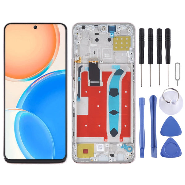 Original LCD Screen and Digitizer Full Assembly with Frame for Honor X8
