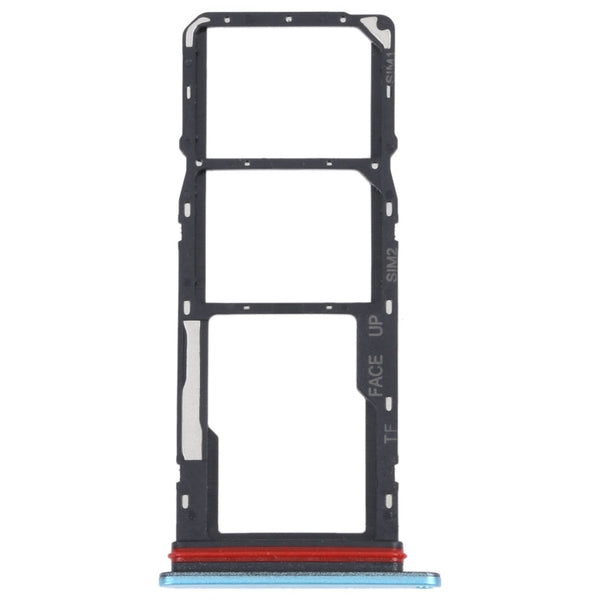 For Motorola Moto G22 SIM Card Tray + SIM Card Tray + Micro SD Card Tray