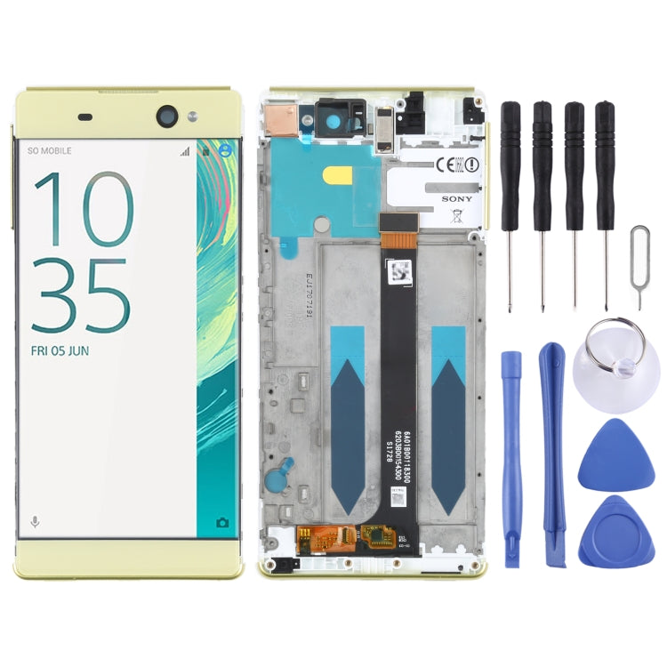 Original LCD Screen For Sony Xperia XA Ultra F3212 Digitizer Full Assembly with Frame