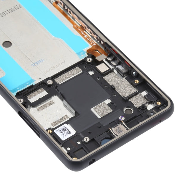 Original LCD Screen For Sony Xperia 10 III SO-52B Digitizer Full Assembly with Frame