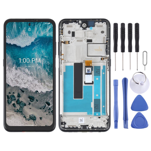 OEM LCD Screen For Nokia X100 Digitizer Full Assembly with Frame