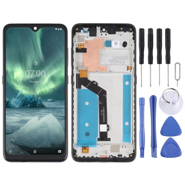 Original LCD Screen For Nokia 7.2 / 6.2 Digitizer Full Assembly with Frame