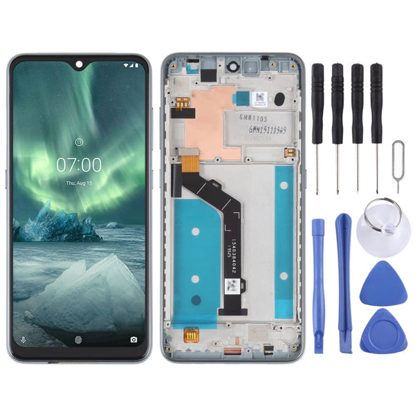 Original LCD Screen For Nokia 7.2 / 6.2 Digitizer Full Assembly with Frame