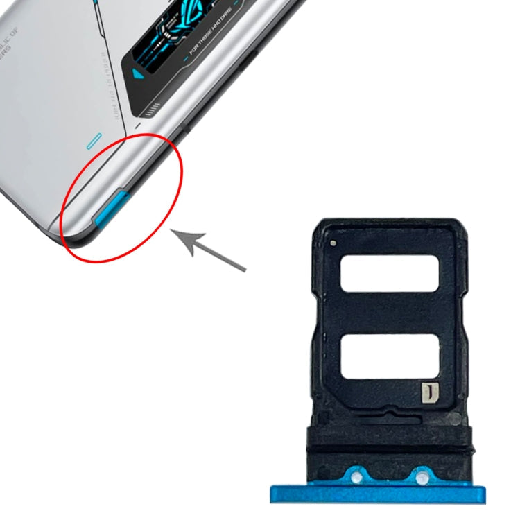For Asus ROG Phone 6 SIM Card Tray + SIM Card Tray