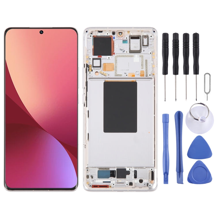 For Xiaomi 12 Pro / 12S Pro AMOLED Original LCD Screen Digitizer Full Assembly with Frame