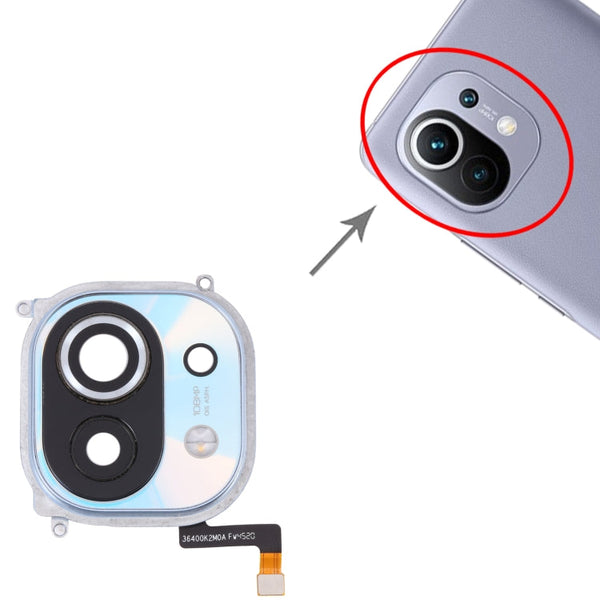 For Xiaomi Mi 11 Back Camera Lens Frame