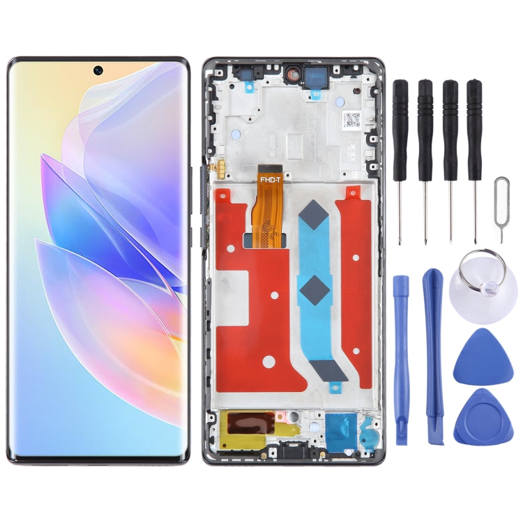 Original LCD Screen For Honor 60 SE Digitizer Full Assembly with Frame