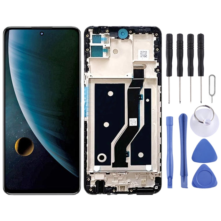 For ZTE Blade V30 9030 A9030 LCD Screen Digitizer Full Assembly with Frame