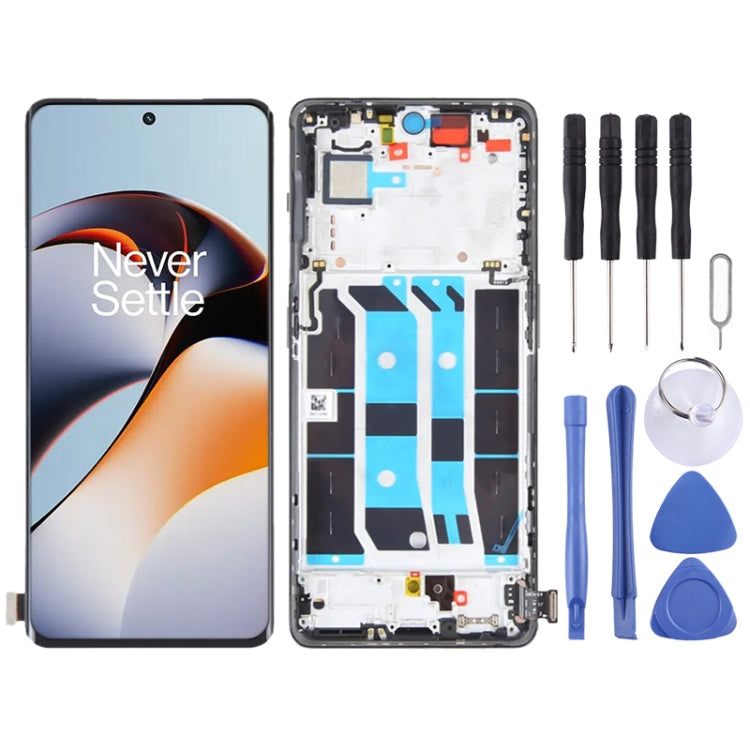 For OnePlus Ace 2  PHK110 LCD Screen Digitizer Full Assembly with Frame