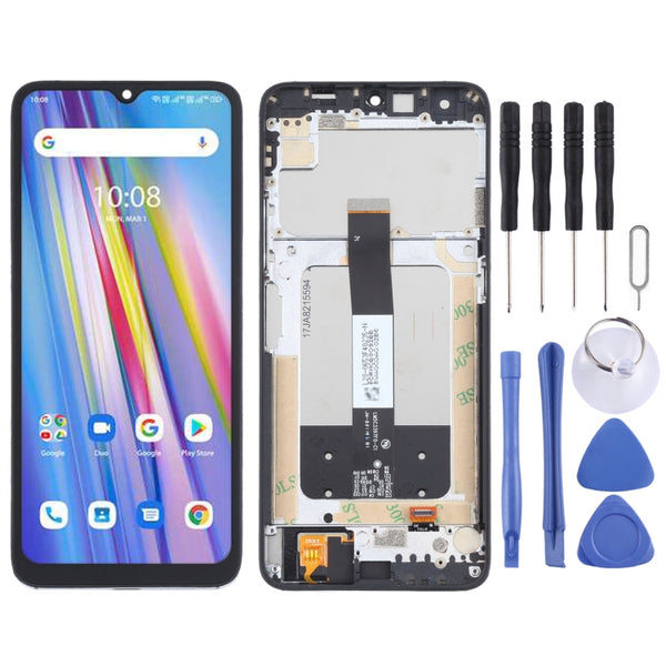 LCD Screen and Digitizer Full Assembly With Frame for Umidigi A11