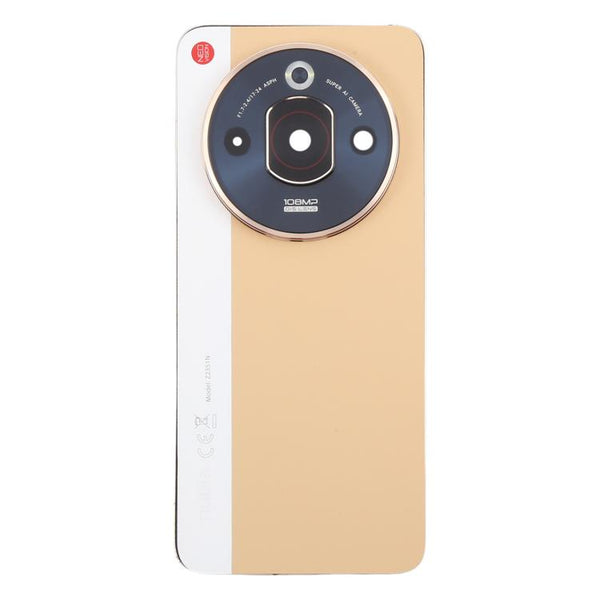 For ZTE nubia Focus Pro Z2351N Leather Battery Back Cover with Middle Frame / Camera Lens Cover