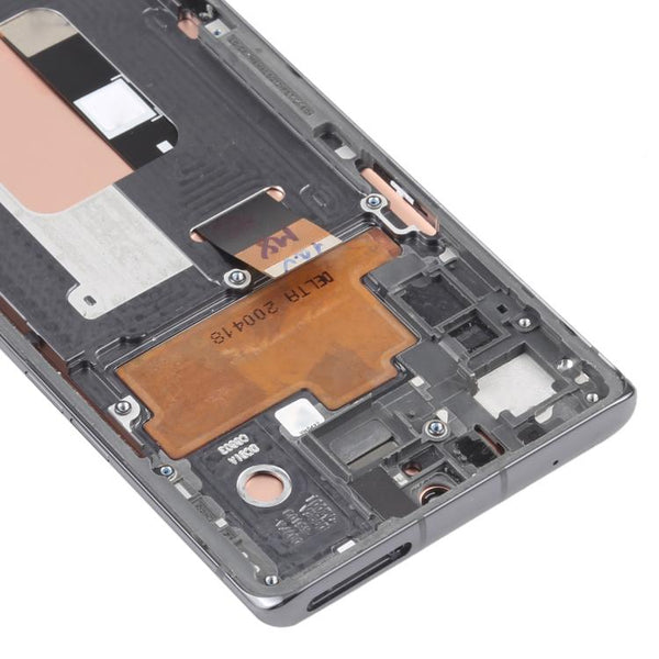 For LG Velvet 5G US Version Original LCD Screen Digitizer Full Assembly with Frame