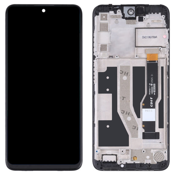 LCD Screen and Digitizer Full Assembly with Frame for TCL 20L / 20L+ / 20 Lite / 20S T774H T774B T775H T775B