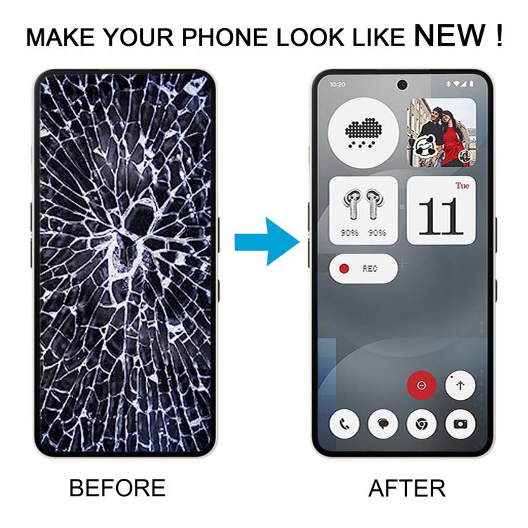 For Nothing Phone 3a A059 AMOLED Original LCD Screen Digitizer Full Assembly with Frame