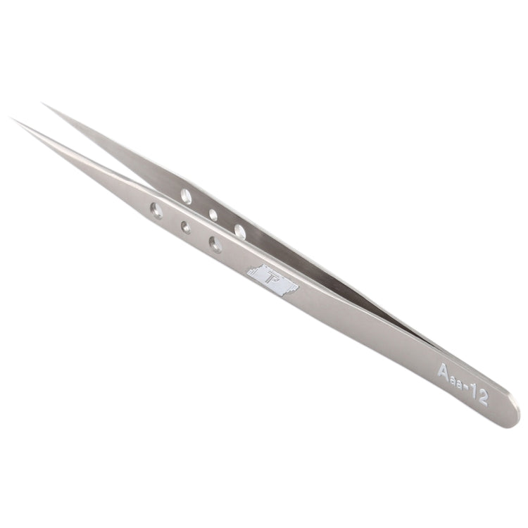Aaa-12 Precision Repair Tweezers Long Pointed Stainless Steel, Aaa-12