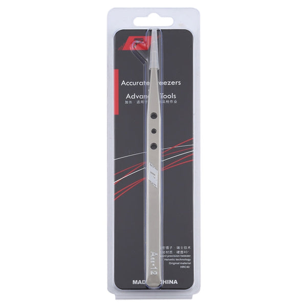 Aaa-12 Precision Repair Tweezers Long Pointed Stainless Steel, Aaa-12