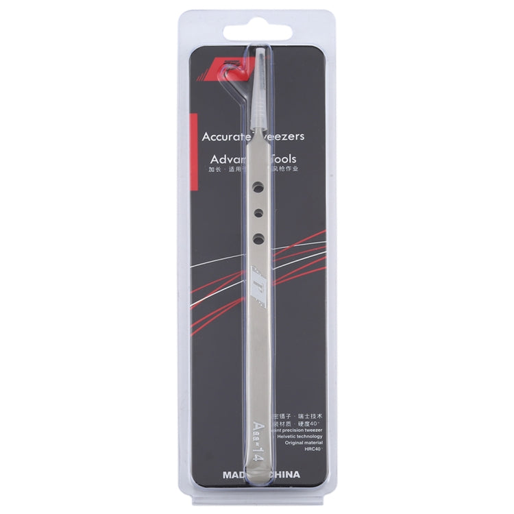 Aaa-14 Precision Repair Tweezers Long Pointed Stainless Steel, Aaa-14