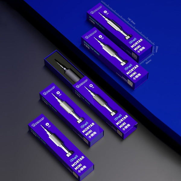 MECHANIC Mortar Mini iShell Hollow Cross Tip 2.5 Middle Bezel Screwdriver, Hollow Cross Tip 2.5