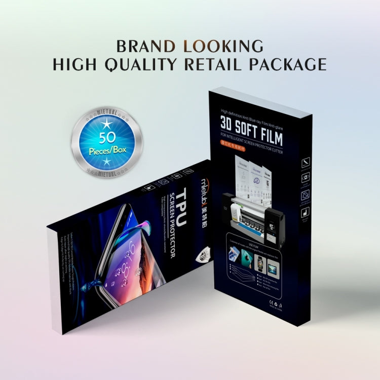 50 PCS F0003 HD Antibacteria TPU Soft Film Supplies for Protector Cutter